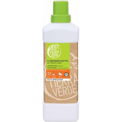 Tierra Verde Еко гел за пране от сапунени орехчета Tierra Verde - С масло от портокал, 1 l (16400)