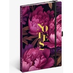 Notique Бележки Лилави цветя, с подплата, 13 x 21 cm NOTIQUE | Lilav | Home | UNI