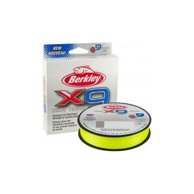 Berkley Šnúra X9 Fluro Green 150m 0,06mm 6,4kg