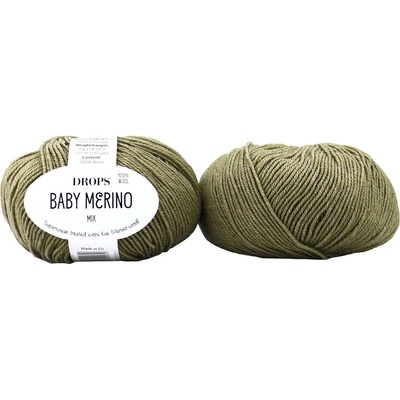Drops Baby Merino 38 olivová