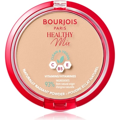 Bourjois Healthy Mix матираща пудра за сияен вид на кожата цвят 04 Golden Beige 10 гр