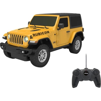 Jamara Toys Jamara Jeep Wrangler JL кола с дистанционно управление, жълт/черен, мащаб 1: 24 (405194)