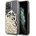 GUESS Circle Liquid Glitter Hard Case - дизайнерски кейс с висока защита за iPhone 11 Pro Max (златист)