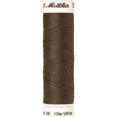 Nitě SERALON 100m na univerzální šití, polyester AMANN Mettler - více barev 6677: 1183 hnědá