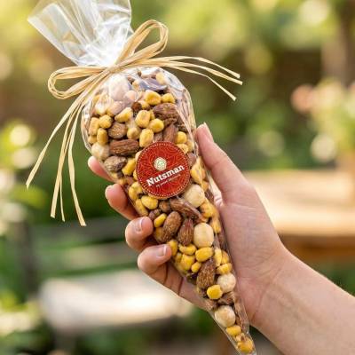 NUTSMAN Dárkový kornout Hořčičný 300 g