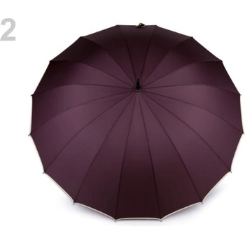 Veľký rodinný dáždnik fialová tm.