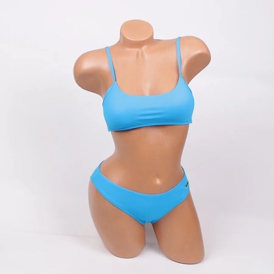 Светлосин бански с бюстие - чашка В