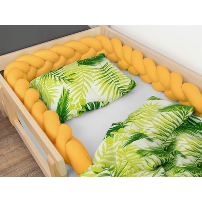 Benlemi Textil pro dětské postele cop Hořčicová