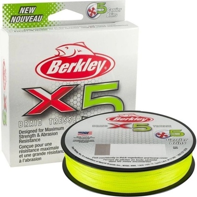 Berkley x5 Braid Flame Green 0, 25 mm 300 m 27, 0 kg Плетена линия (1486761)