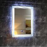 Inter Ceramic Огледало за баня, правоъгълно, 50/70, с led осветление и нагревател против изпотяване (icl 1794)