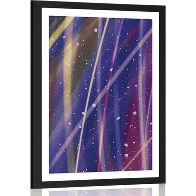 Plakát s paspartou romantická abstrakce - 40x60 no frame