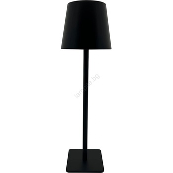 Baterie Centrum LED регулируема настолна лампа с докосване LED/5W/5V USB 1200 mAh черна (BC0644)