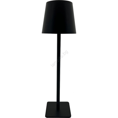 Baterie Centrum LED регулируема настолна лампа с докосване LED/5W/5V USB 1200 mAh черна (BC0644)