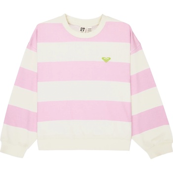 Roxy Детски пуловер Roxy Kid's Little Things Crew Jumper - Crocus Petal Strictly Stripe - размер 12 Years (704-6040-0115)