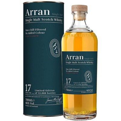 the Arran 17y 46% 0,7 l (tuba)