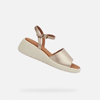 Geox Златисти дамски сандали Geox Meliconia Geox | Zlaten | ЖЕНИ | 38