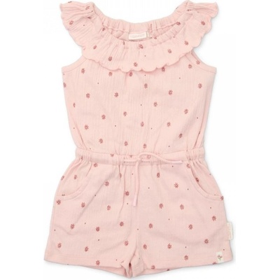 Little Dutch Бебешко късо гащеризонче Little Dutch Little Farm - Lotus, 92 cm, 18-24 м (CL25024003)