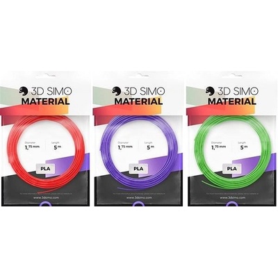 3D Simo Филамент, 3D Simo, PLA, многоцветен (G3D3010)