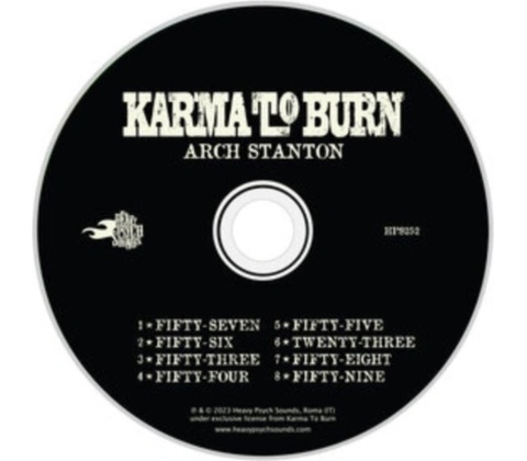 Arch Stanton - Karma to Burn CD