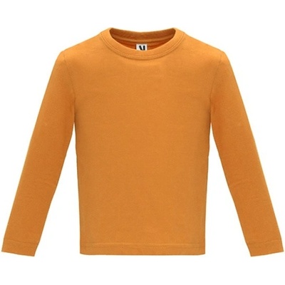 Roly Dětské tričko dlouhý rukáv Baby oranžová