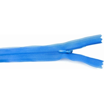 Nedeliteľný skrytý zips (3mm) rôzne farby - dĺžka 18 cm - 60 cm 50 cm Kráľovská Modrá