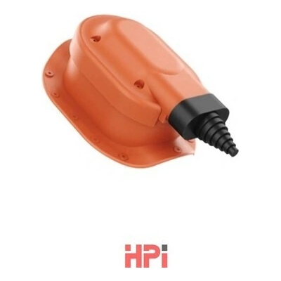 HPI Solární prostup set nejvyšší profil pro plechové tvarované krytiny červená