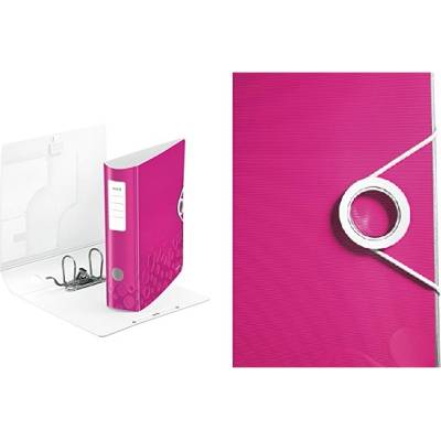 Класьор Leitz Wow Active A4, 8 cm Розов (A4)