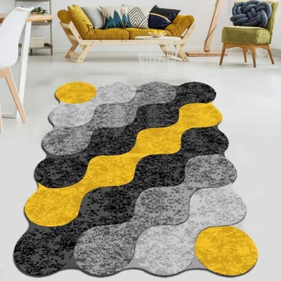 Chilai Home Kилим Chilai Home 286CHL4494, 133x190 см, Кадифени нишки, Полиестер, Сив (286CHL4494)