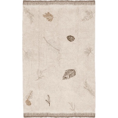 Lorena Canals Кремав ръчно изработен памучен детски килим подходящ за пране 170x240 cm Pine Forest - Lorena Canals (C-PIFOREST-L)