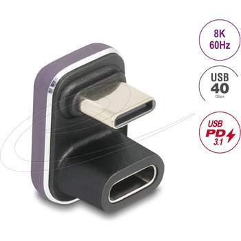 Delock Адаптер USB-C 40Gbps 240W 8K (60737)