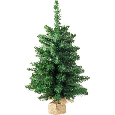 Stromček MagicHome Vianoce Leo jedľa v jute extra hustý 60 cm – Sleviste.cz