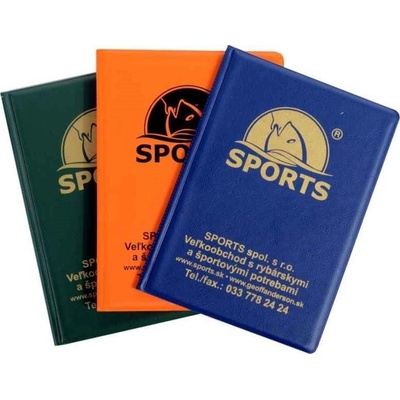 SPORTS Obal na rybářské doklady zelený