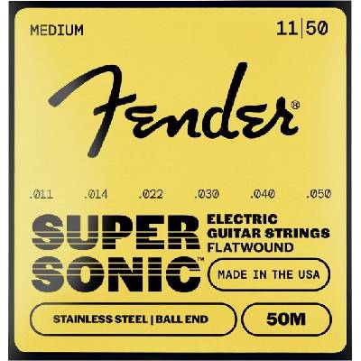 Fender Stainless Flatwounds 50XL Ball End Set Струни за електрическа китара (0730050402)