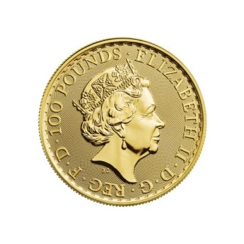 The Royal Mint zlatá mince Britannia 2023 Elizabeth 1 oz