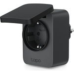 TP-Link Смарт контакт TP-Link - Tapo P410M, Matter, IP54, черен (Tapo P410M_VZ)