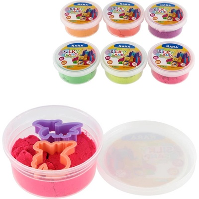 Teddies Písek NARA 100g s vykrajovátky 2ks 6 barev