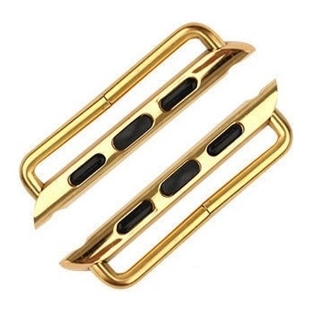 Hoco Алуминиев адаптер за всякакъв тип каишки за Apple Watch 42мм, 44мм - Hoco Apple Watch Band Adapter (златист)