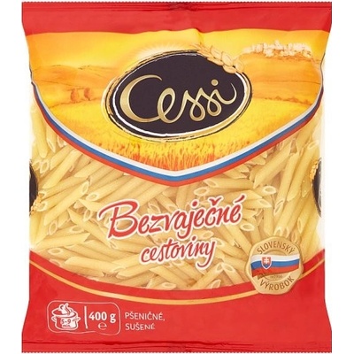 Cessi Bezvaječné cestoviny pšeničné, sušené penne rigate 400 g