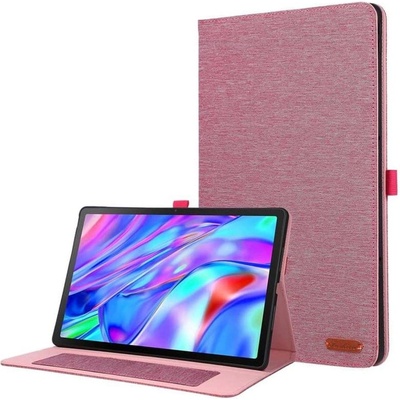 GKK Калъф за Lenovo Idea Tab Plus 12.1 TB-361, Tri-Fold Leather Card Case, Розов (6602010299A)