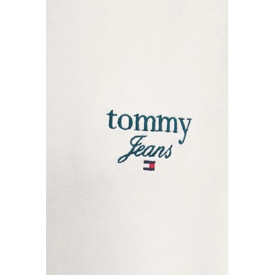 Tommy Hilfiger Памучен суичър Tommy Jeans в бежово с качулка с апликация DW0DW18760 (DW0DW18760)