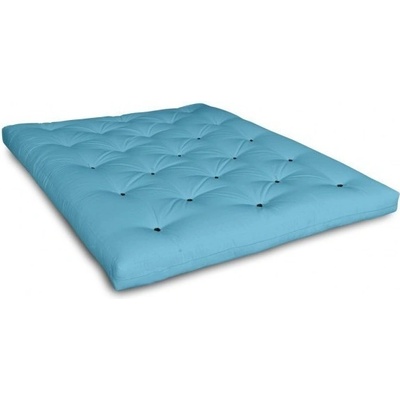 futons.cz FUTON natural cotton (bavlna) Horizont blue