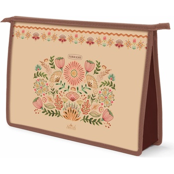 ARGUS Plastová obálka A4+ so zipsom Floral scape 16620389