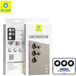 Blueo Протектор за Камерата на Samsung S26 Plus, Blueo Cam Lens Glass, Черен (6934663775392)