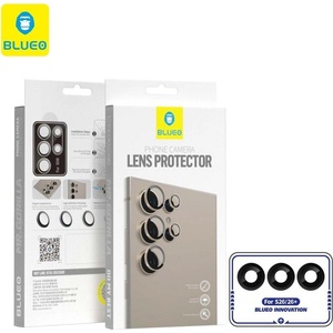 Blueo Протектор за Камерата на Samsung S26 Plus, Blueo Cam Lens Glass, Черен (6934663775392)