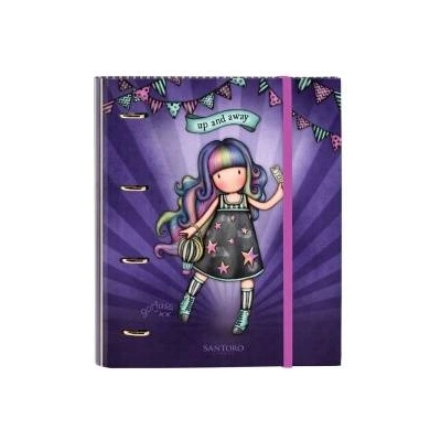 Gorjuss Папка с пръстени Gorjuss Up and away Лилав (27 x 32 x 3.5 cm)