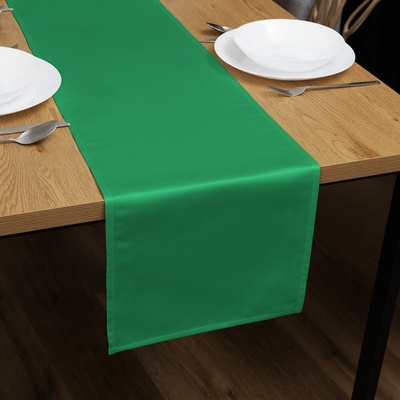 Biante satén behúň polyesterový Satén LUX-028 Írska zelená 45x140cm
