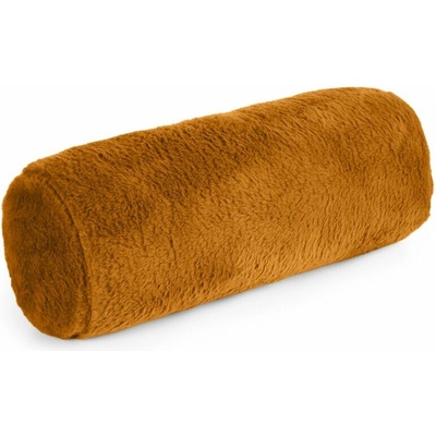 Takoy Polštář válec 15x45 cm medový z měkké kožešinové látky NINA-HF-476482 | 15 x 45 cm