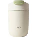 OutIn Термочаша Outin Travel Tumbler, 350 мл, Топло 6ч, Студено 12ч, Неръждаема стомана 316L, Двойни стени, Вакуумна изолация, Пясъчно бял (Travel Tumbler - white)