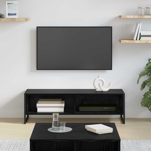 vidaXL ТВ шкаф 100 x 36.5 x 30.5 см Черния дъб Инженерна дървесина (886552)