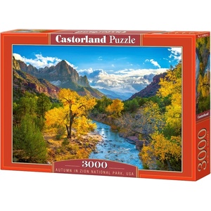 Castorland Пъзел Castorland от 3000 части - Есен в Национален парк Зион, САЩ (C-300624-2)